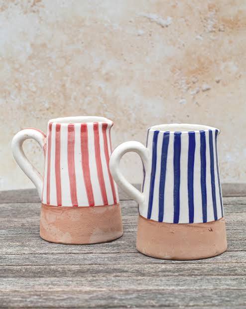 Milk Stripe Jug