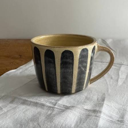 Big Stripe Breakfast Mug