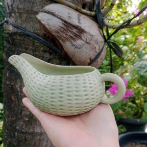 Gingham Gravy Boat